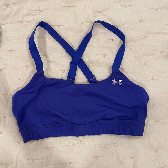 Under Armour Sports Bra - M/L - Cobalt - Picture 1 of 3